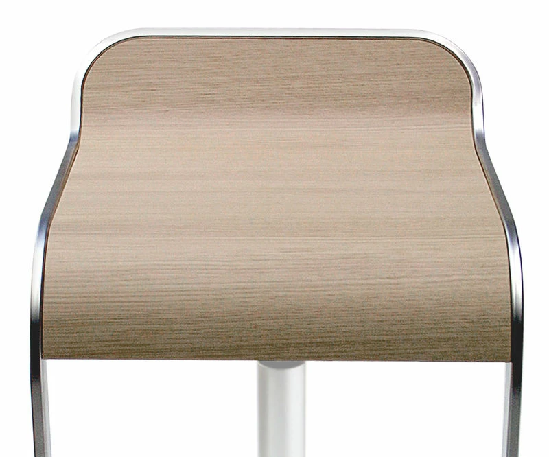 Lem Adjustable Bar Stool - Pivoting Wood Seat - Lapalma 4 Lem Adjustable Bar Stool - Pivoting Wood Seat - Lapalma - Image 2