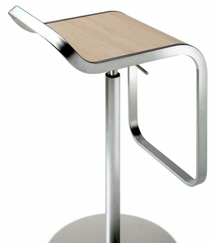 Lem Adjustable Bar Stool - Pivoting Wood Seat - Lapalma 5 Lem Adjustable Bar Stool - Pivoting Wood Seat - Lapalma - Image 3