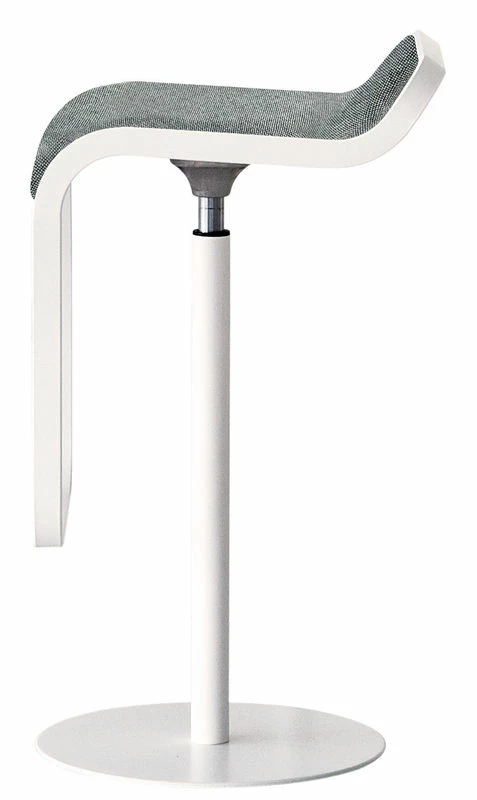 Lem Adjustable Bar Stool - Fabric Pivoting Seat - Lapalma 3 Lem Adjustable Bar Stool - Fabric Pivoting Seat - Lapalma