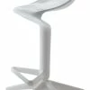 Spoon Adjustable Bar Stool - Pivoting - Plastic - Kartell -Coffee Tables Sales Shop adjustable bar stool spoon white madeindesign 58767 product800