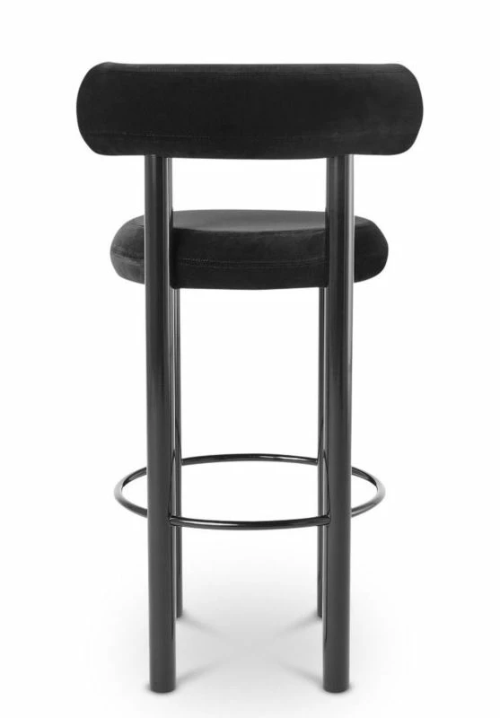 Fat Bar Chair - / Velvet - H 75 Cm - Tom Dixon 6 Fat Bar Chair - / Velvet - H 75 Cm - Tom Dixon - Image 4