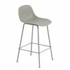 Fiber Bar Bar Chair - / H 65 Cm - Metal Legs - Muuto 1 Fiber Bar Bar Chair - / H 65 Cm - Metal Legs - Muuto -Coffee Tables Sales Shop bar chair fiber bar grey madeindesign 330520 product800