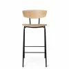 Herman Bar Chair - / H 64 Cm - Ferm Living -Coffee Tables Sales Shop bar chair herman white stained oak wooden seat madeindesign 393133 product800
