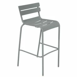 Luxembourg Bar Chair - / H 80 Cm - Aluminium - Fermob