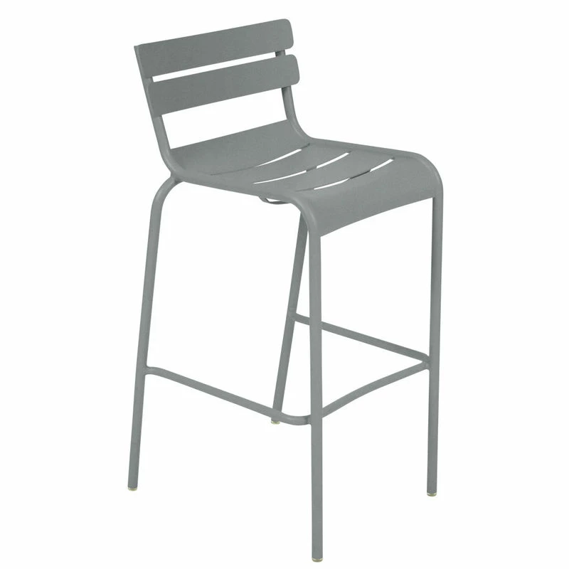 Luxembourg Bar Chair - / H 80 Cm - Aluminium - Fermob 3 Luxembourg Bar Chair - / H 80 Cm - Aluminium - Fermob