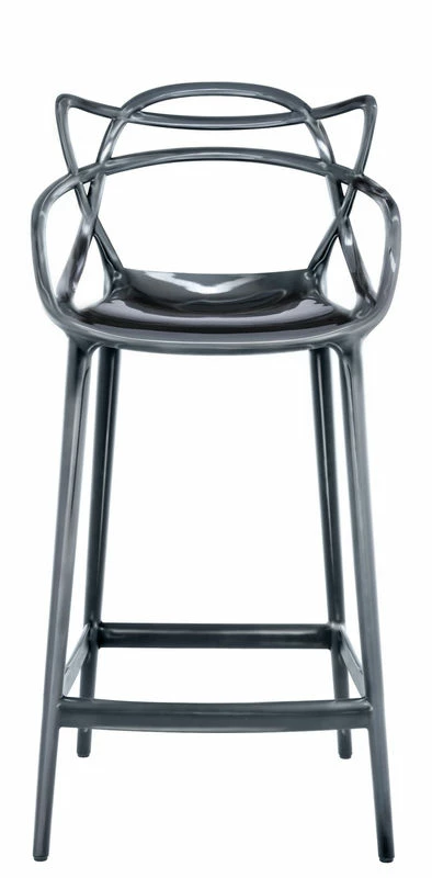 Masters Bar Chair - H 65 Cm - Metallized - Kartell 3 Masters Bar Chair - H 65 Cm - Metallized - Kartell