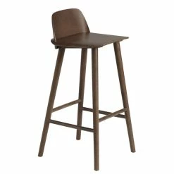 Nerd Bar Chair - / H 75 Cm - Wood - Muuto