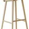 Nerd Bar Chair - H 75 Cm - Wood - Muuto -Coffee Tables Sales Shop bar chair nerd natural wood madeindesign 241505 product800