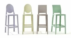 One More Bar Chair - H 65cm - Plastic - Kartell -Coffee Tables Sales Shop bar chair one more cristal madeindesign 178674 product800