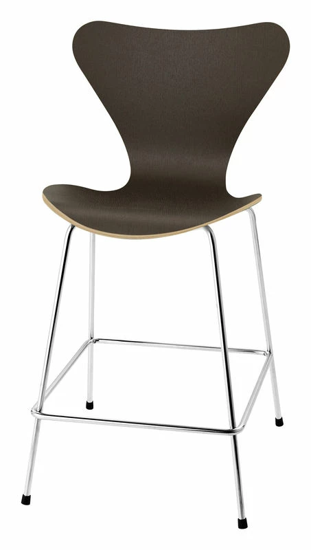 Série 7 Bar Chair - H 76 Cm - Natural Wood - Fritz Hansen 3 Série 7 Bar Chair - H 76 Cm - Natural Wood - Fritz Hansen