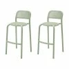 Toní Barfly Bar Chair - / H 82.3 Cm - Set Of 2 / Perforated Aluminium - Fatboy -Coffee Tables Sales Shop bar chair toni barfly green madeindesign 356171 product800
