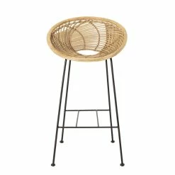 Yonne Bar Chair - / Rattan - H 72 Cm - Bloomingville