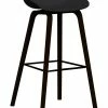 About A Stool AAS 32 Bar Stool - H 75 Cm - Plastic & Wood Legs - Hay -Coffee Tables Sales Shop bar stool about a stool aas 32 black black stained wood base madeindesign 186848 product800