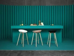 About A Stool Bar Stool - H 75 Cm - Plastic & Wood Legs - Hay -Coffee Tables Sales Shop bar stool about a stool aas 32 white natural wood base madeindesign 219528 product800