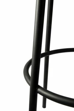 Baretto Bar Stool - / H 76 Cm - Solid Oak & Metal - Ethnicraft -Coffee Tables Sales Shop bar stool baretto oak white foot madeindesign 349733 product800