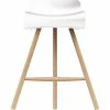 BCN Wood Bar Stool - H 66 Cm - Plastic & Wood Legs - Kristalia -Coffee Tables Sales Shop bar stool bcn wood natural wood white madeindesign 140463 product800
