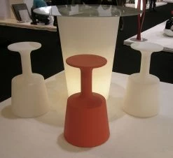 Drink Bar Stool - H 75 Cm - Plastic - Slide -Coffee Tables Sales Shop bar stool drink red madeindesign 81303 product800