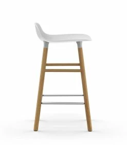 Form Bar Stool - H 65 Cm / Oak Leg - Normann Copenhagen -Coffee Tables Sales Shop bar stool form white oak madeindesign 283914 product800