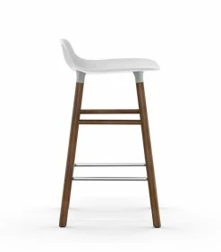 Form Bar Stool - H 65 Cm / Walnut Leg - Normann Copenhagen -Coffee Tables Sales Shop bar stool form white walnut madeindesign 281605 product800
