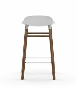 Form Bar Stool - H 65 Cm / Walnut Leg - Normann Copenhagen -Coffee Tables Sales Shop bar stool form white walnut madeindesign 281606 product800