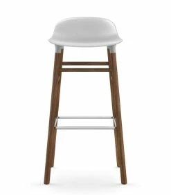Form Bar Stool - H 75 Cm / Walnut Leg - Normann Copenhagen -Coffee Tables Sales Shop bar stool form white walnut madeindesign 281616 product800
