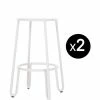 Huggy Bar Stool - / H 65 Cm - Set Of 2 - Maiori -Coffee Tables Sales Shop bar stool huggy white madeindesign 296833 product800