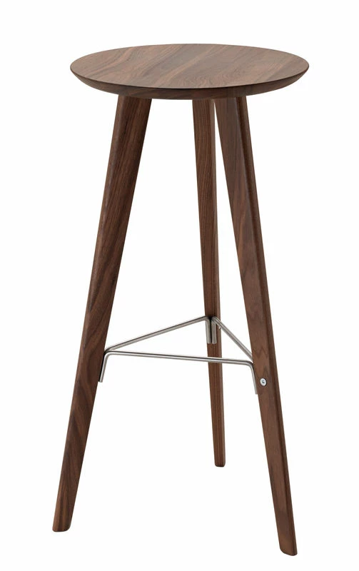 Ido Bar Stool - Wood - H 72 Cm - Zanotta 3 Ido Bar Stool - Wood - H 72 Cm - Zanotta