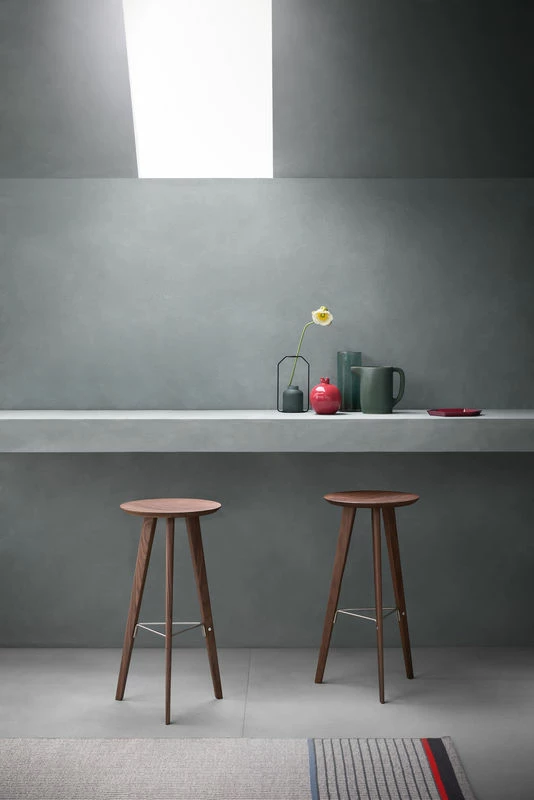 Ido Bar Stool - Wood - H 72 Cm - Zanotta 4 Ido Bar Stool - Wood - H 72 Cm - Zanotta - Image 2