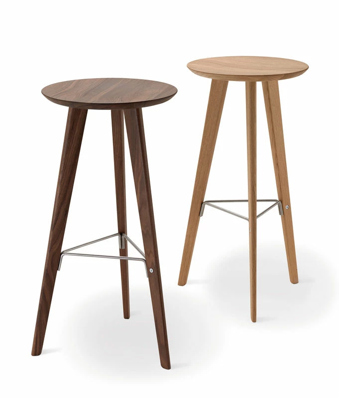 Ido Bar Stool - Wood - H 72 Cm - Zanotta 7 Ido Bar Stool - Wood - H 72 Cm - Zanotta - Image 5