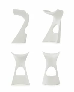 Koncord Bar Stool - H 73 Cm - Plastic - Slide 8 Koncord Bar Stool - H 73 Cm - Plastic - Slide -Coffee Tables Sales Shop bar stool koncord white madeindesign 281428 product800