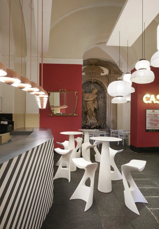 Koncord Bar Stool - H 73 Cm - Plastic - Slide 7 Koncord Bar Stool - H 73 Cm - Plastic - Slide - Image 5