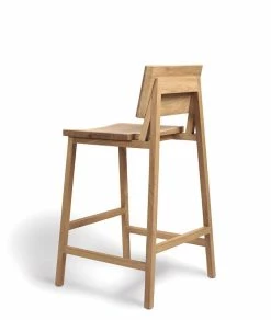 N3 Bar Stool - / H 66 Cm - Solid Oak - Ethnicraft -Coffee Tables Sales Shop bar stool n3 oak madeindesign 349852 product800
