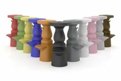 New Antiques Bar Stool - H 76 Cm - Plastic - Moooi -Coffee Tables Sales Shop bar stool new antiques black madeindesign 202176 product800
