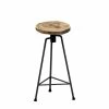 Nikita Bar Stool - / H 63 Cm - Wood & Metal - Zeus 2 Nikita Bar Stool - / H 63 Cm - Wood & Metal - Zeus -Coffee Tables Sales Shop bar stool nikita raw metal base wood madeindesign 334025 product800