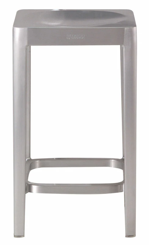 Outdoor Bar Stool - H 61 Cm - Metal - Emeco 3 Outdoor Bar Stool - H 61 Cm - Metal - Emeco