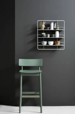 Pause Bar Stool - Oak - H 75 Cm - Woud -Coffee Tables Sales Shop bar stool pause soaped oak madeindesign 254889 product800