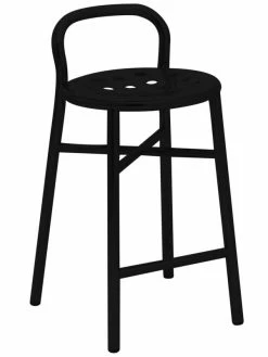 Pipe Bar Stool - H 67 Cm - Metal - Magis