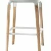 Steelwood Bar Stool - Wood & Metal - H 68 Cm - Magis