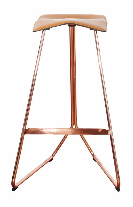 Triton Bar Stool - H 64 Cm / Leather Seat - ClassiCon 3 Triton Bar Stool - H 64 Cm / Leather Seat - ClassiCon