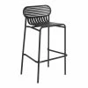 Week-End Bar Stool - / Aluminium - H 80 Cm - Petite Friture -Coffee Tables Sales Shop bar stool week end black madeindesign 335687 product800