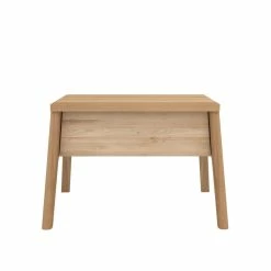 Air Bedside Table - / Solid Oak - 1 Drawer - Ethnicraft