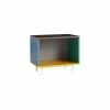 Colour Cabinet Floor Bedside Table - / Small - L 60 X H 51 Cm - Hay -Coffee Tables Sales Shop bedside table colour cabinet floor multicoloured madeindesign 394802 product800