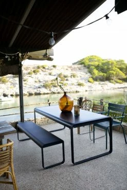 Bellevie Bench - / L 161 Cm - 4-seater - Fermob -Coffee Tables Sales Shop bench bellevie black cherry madeindesign 386173 product800