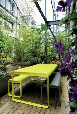 Bellevie Bench - L 161 Cm - 4 Seaters - Fermob -Coffee Tables Sales Shop bench bellevie liquorice madeindesign 279801 product800