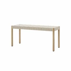Betty TK4 Bench - / L 105 Cm - Linen Straps - &tradition