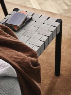 Betty TK5 Bench - / L 157 Cm - Linen Straps - &tradition -Coffee Tables Sales Shop bench betty tk5 black natural linen madeindesign 348622 product800