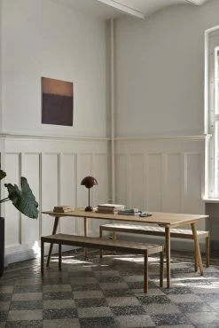 Betty TK5 Bench - / L 157 Cm - Linen Straps - &tradition -Coffee Tables Sales Shop bench betty tk5 oak natural linen madeindesign 374509 product800