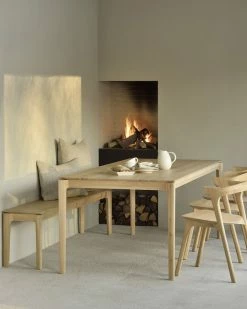 Bok Bench - / L 186 Cm - Solid Oak - Ethnicraft -Coffee Tables Sales Shop bench bok natural oak madeindesign 366751 product800