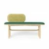 Eustache Bench - / L 102 Cm - Velvet - Hartô 2 Eustache Bench - / L 102 Cm - Velvet - Hartô -Coffee Tables Sales Shop bench eustache green madeindesign 332456 product800