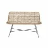 Hallie Bench - / L 120 Cm - Rattan - Bloomingville -Coffee Tables Sales Shop bench hallie rattan black base madeindesign 375466 product800